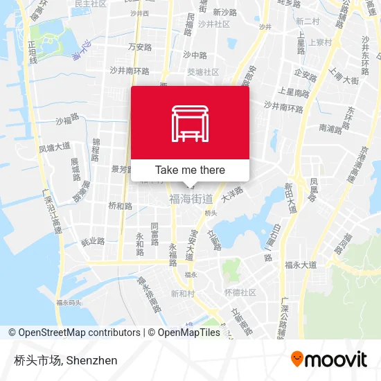 桥头市场 map