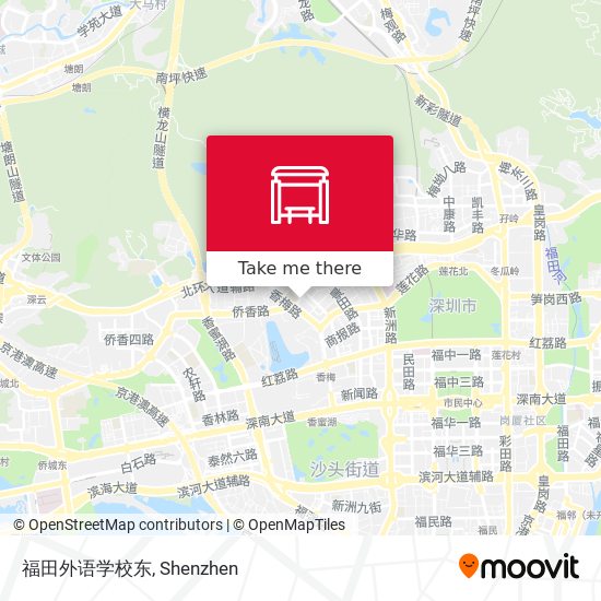 福田外语学校东 map