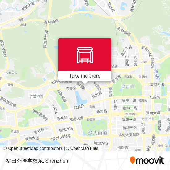 福田外语学校东 map
