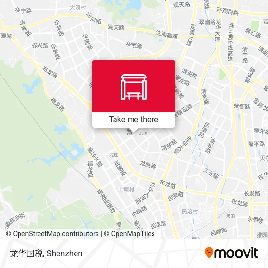 龙华国税 map