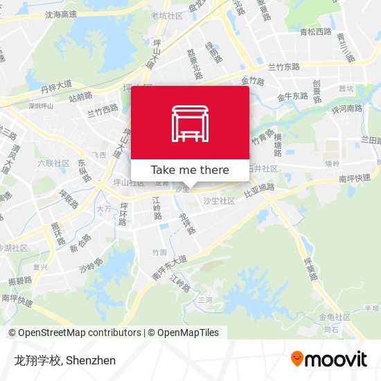 龙翔学校 map