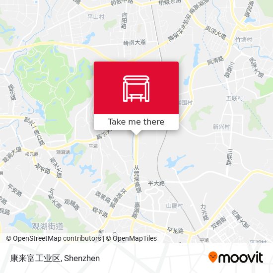 康来富工业区 map