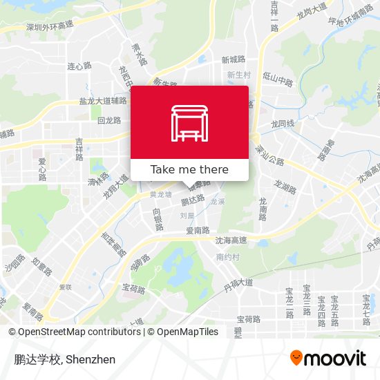 鹏达学校 map