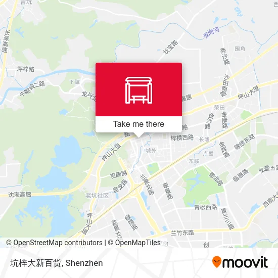 坑梓大新百货 map