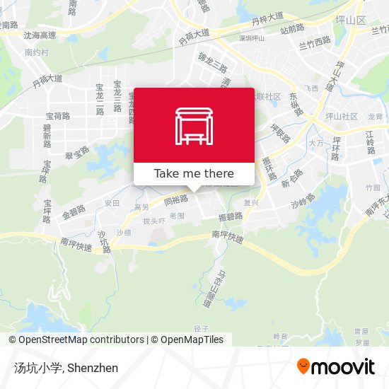 汤坑小学 map