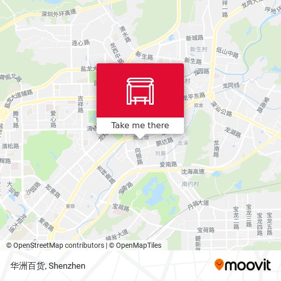 华洲百货 map
