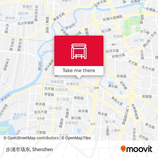 步涌市场东 map