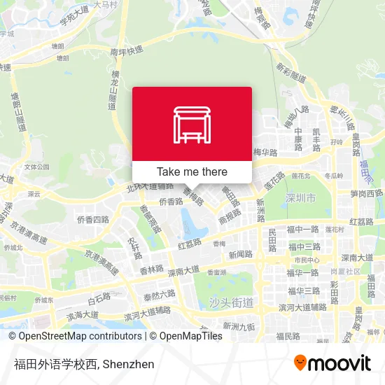 福田外语学校西 map