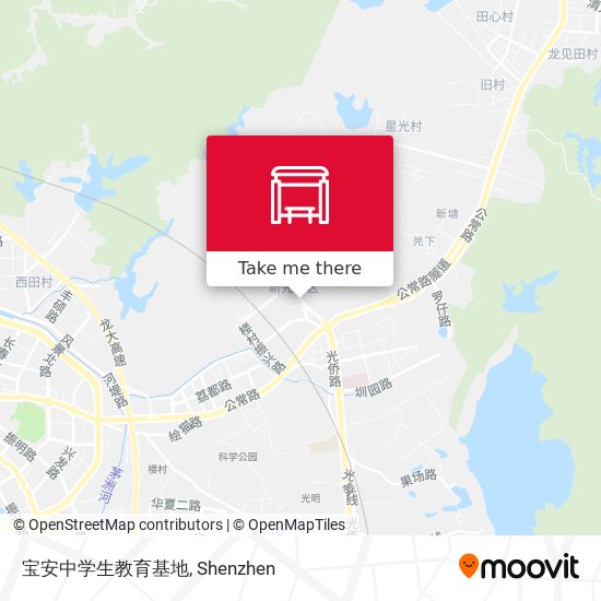 宝安中学生教育基地 map