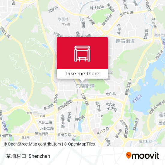 草埔村口 map