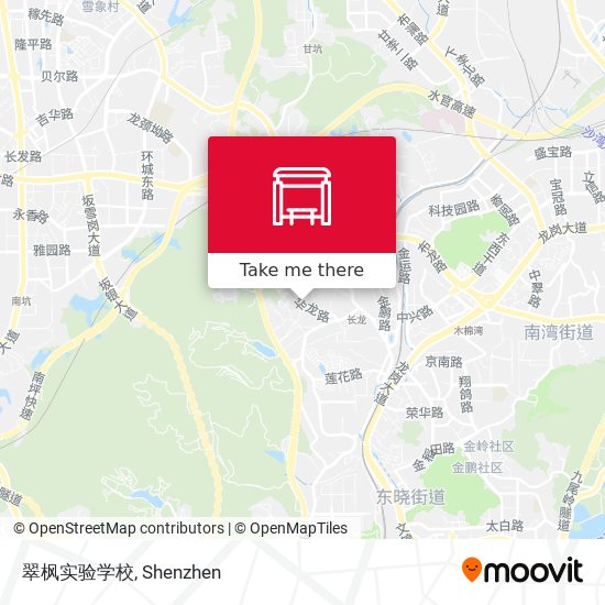 翠枫实验学校 map