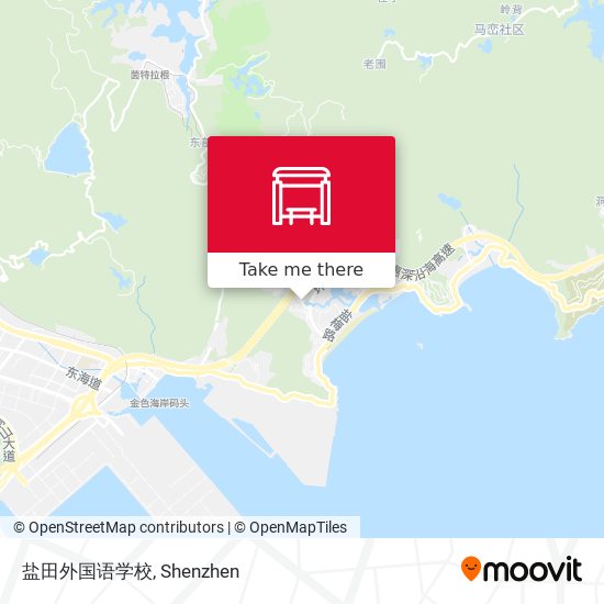 盐田外国语学校 map