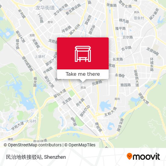 民治地铁接驳站 map