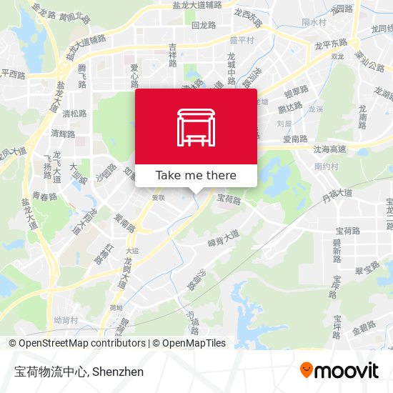 宝荷物流中心 map