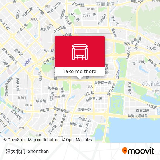 深大北门 map
