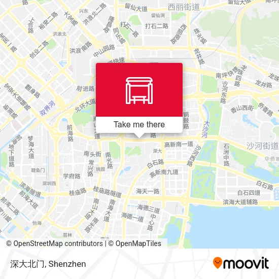 深大北门 map