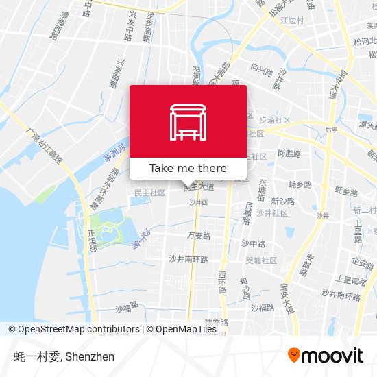 蚝一村委 map