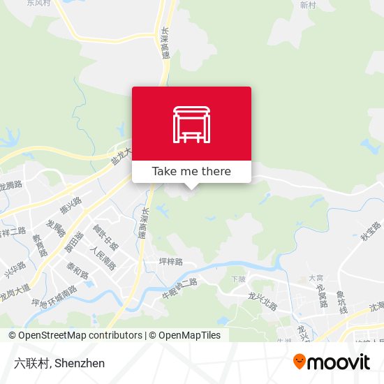 六联村 map