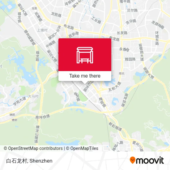 白石龙村 map