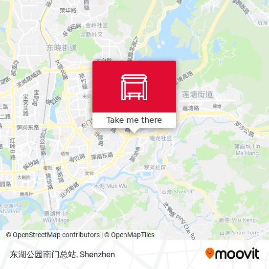 东湖公园南门总站 map