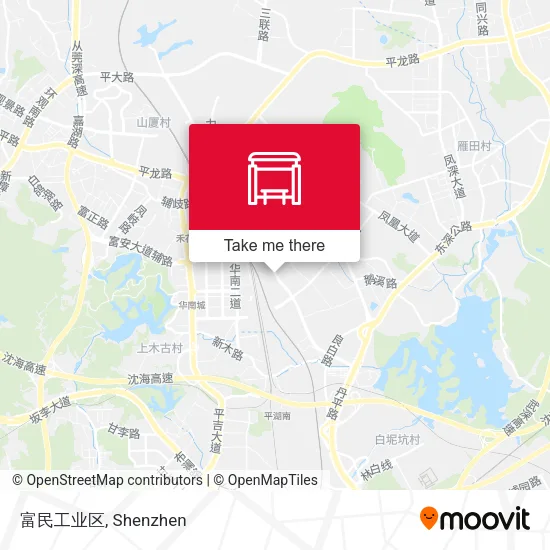 富民工业区 map