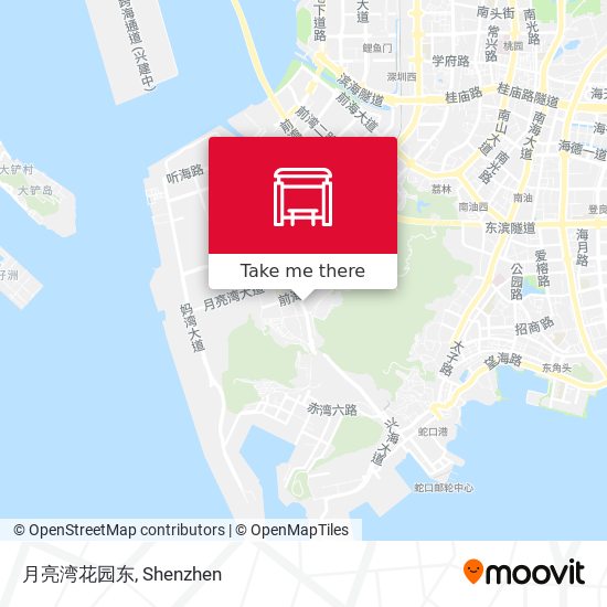 月亮湾花园东 map
