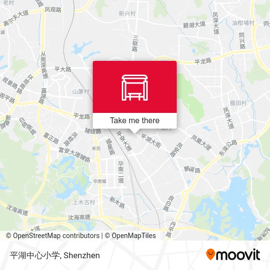 平湖中心小学 map