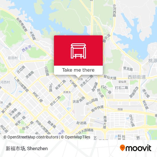 新福市场 map
