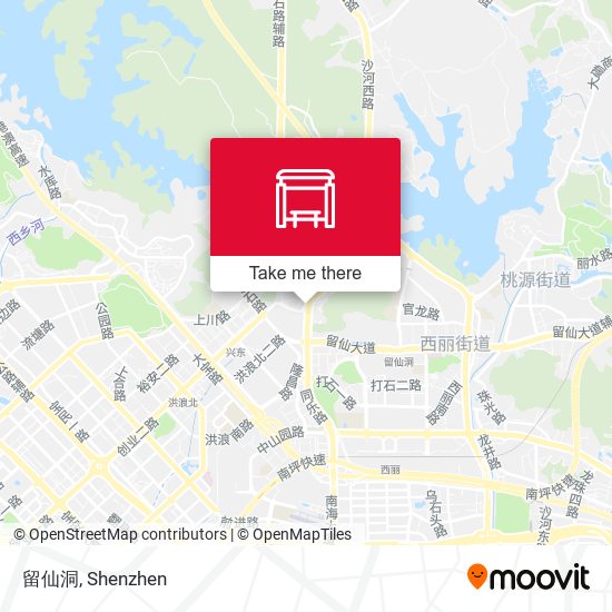 留仙洞 map