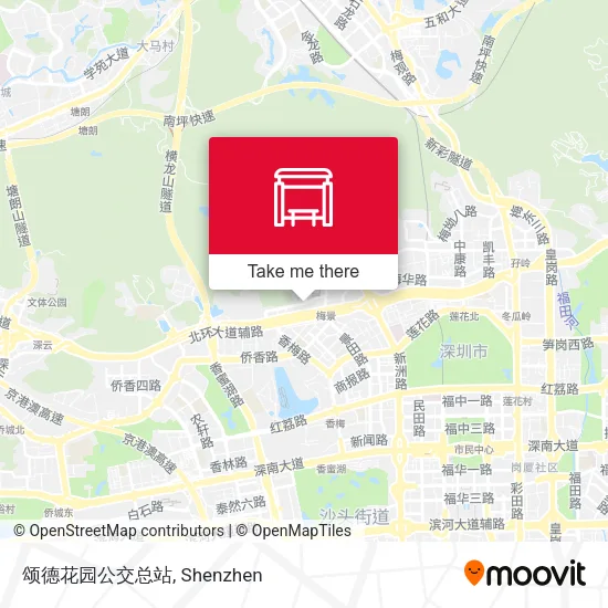 颂德花园公交总站 map
