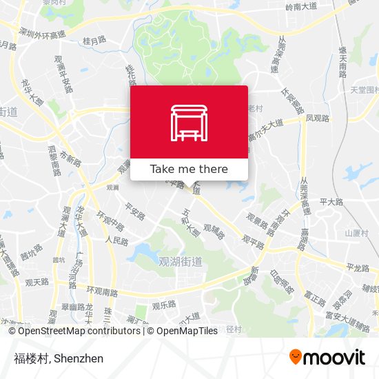 福楼村 map