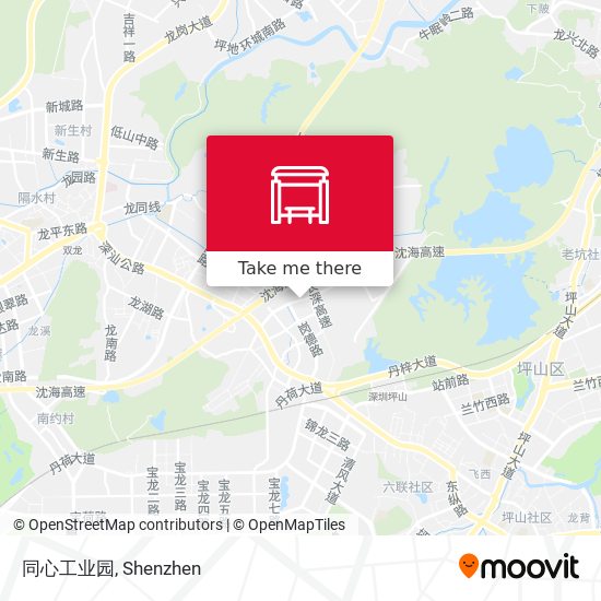 同心工业园 map
