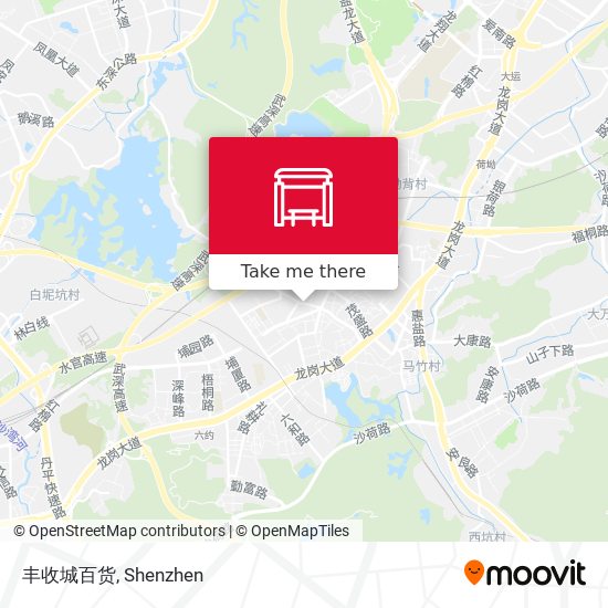 丰收城百货 map