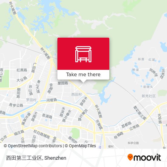 西田第三工业区 map