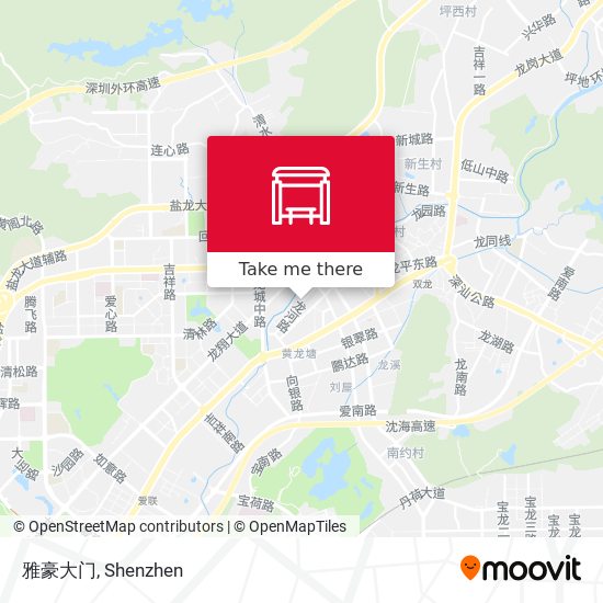 雅豪大门 map
