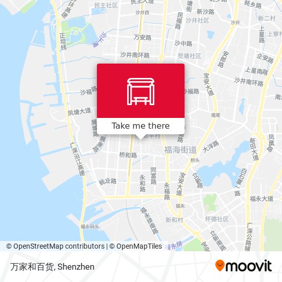 万家和百货 map