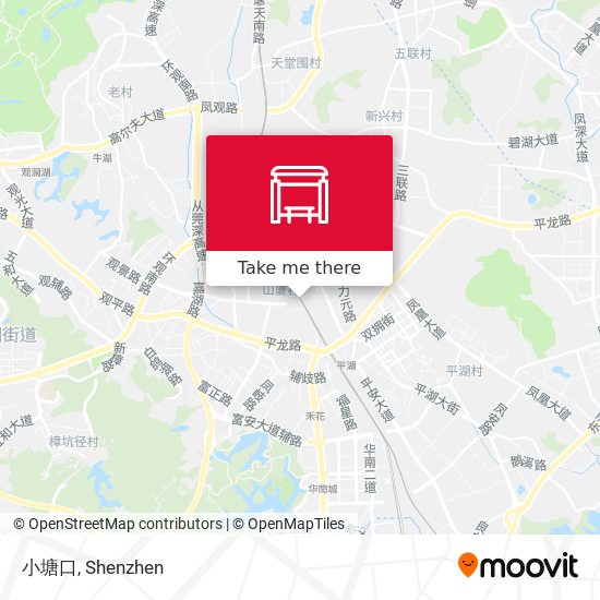 小塘口 map