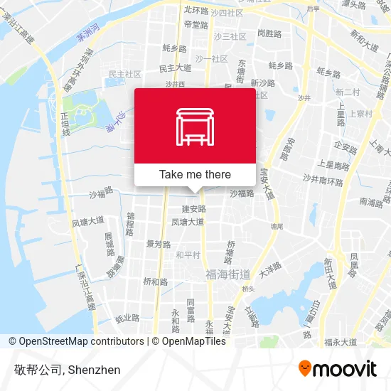 敬帮公司 map
