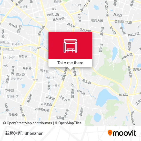 新桥汽配 map