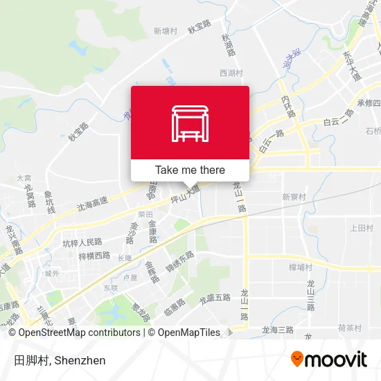 田脚村 map