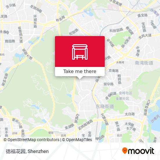 德福花园 map