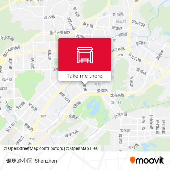 银珠岭小区 map