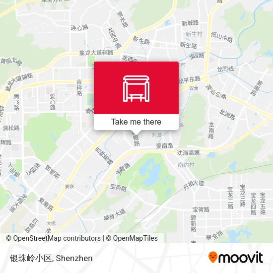 银珠岭小区 map