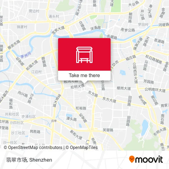 翡翠市场 map