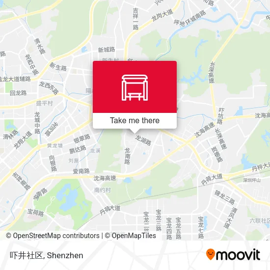 吓井社区 map