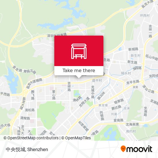 中央悦城 map