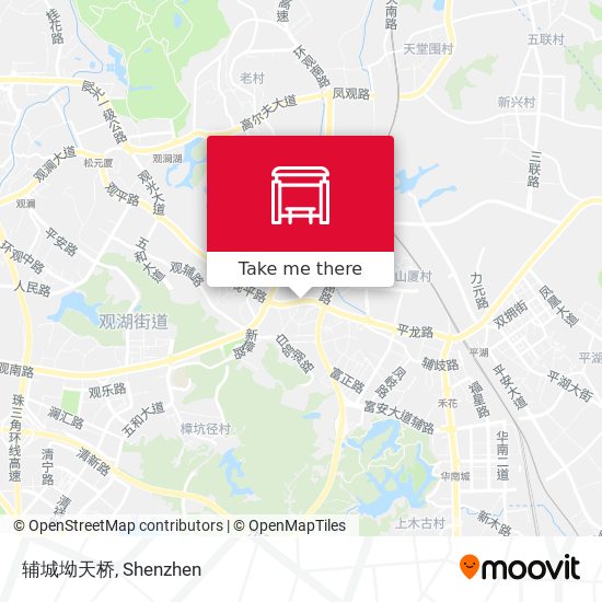 辅城坳天桥 map