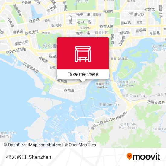 椰风路口 map