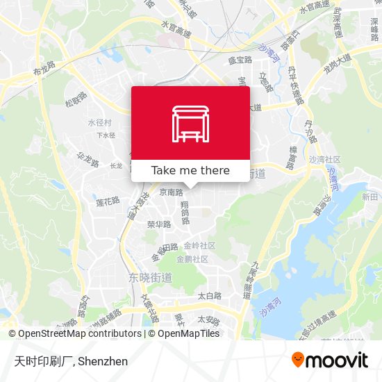 天时印刷厂 map