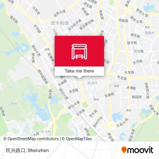民兴路口 map